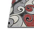 Sofia-479 Area Rugs Runner Scarlett Red 8-X-11 Load image into Gallery viewer, Sofia-479 Area Rugs Runner Scarlett Red 8-X-11