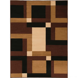 Moderno 9 Area Rugs Brown 8-X-10 Moderno 9 Area Rugs Brown 8-X-10