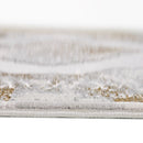 Regency-957 Area Rugs Rectangle Gold Chrome 5-X-7 Load image into Gallery viewer, Regency-957 Area Rugs Rectangle Gold Chrome 5-X-7