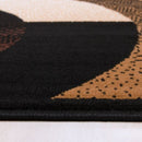 Moderno 19 Area Rugs Black 8-X-10 Load image into Gallery viewer, Moderno 19 Area Rugs Black 8-X-10