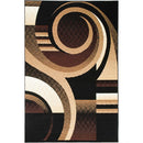 Moderno 19 Area Rugs Black 8-X-10 Load image into Gallery viewer, Moderno 19 Area Rugs Black 8-X-10
