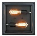 Load image into Gallery viewer, 2-Light Outdoor Ceiling Lights Black Outdoor Flushmount