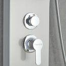 Load image into Gallery viewer, 53 in. 6-Jet Stainless Steel Shower Panel System w/ Fixed Rainfall &amp; Waterfall Shower Head, Tub Spout &amp; Handheld, Jet Massage Feature