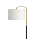 Load image into Gallery viewer, 15" Dia x 59"H Modern Floor Lamp with White Linen Shade – Brushed Nickel Finish - 2 Pack - LEDMyPlace