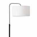 Load image into Gallery viewer, 15″W x 60″H Floor Lamp with White Linen Shade – Black or Brushed Nickel Finish - 2 Pack - LEDMyPlace