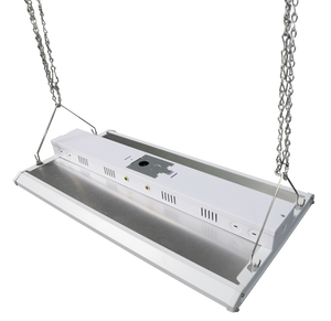 4FT Linear LED High Bay Light 165W/200W/225W Wattage Adjustable, 4000k/5000K/6500K CCT Changeable, Dip Switch, 0-10V Dim, 120-277V Input Voltage, ETL, DLC 5.1 Listed