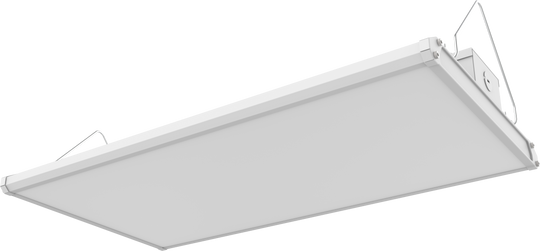 4FT Linear LED High Bay Light 165W/200W/225W Wattage Adjustable, 4000k/5000K/6500K CCT Changeable, Dip Switch, 0-10V Dim, 120-277V Input Voltage, ETL, DLC 5.1 Listed