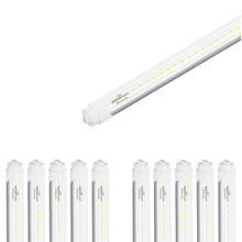 Load image into Gallery viewer, t8-8ft-40w-2row-r17-tube-light-6720-lumens-6500k-clear