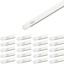 Load image into Gallery viewer, t8-8ft-40w-2row-r17-tube-light-6720-lumens-6500k-clear