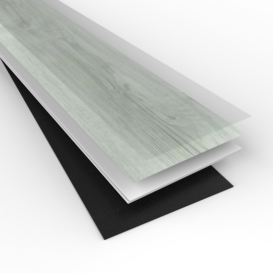 Ivanees Shaw Floorte Pro Anvil Plus 2032V-05077, Clean Pine SPC Flooring, Floating/Glue Down Vinyl Floor Tile, 7" x 48" x 4.4mm (27.73SQ FT/ CTN)