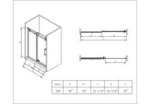 Load image into Gallery viewer, Shower Door - 48&quot; x 80&quot; Bright Chrome