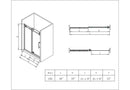 Load image into Gallery viewer, Shower Door - 48&quot; x 80&quot; Bright Chrome