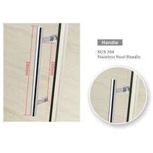 Load image into Gallery viewer, Shower Door - 48&quot; x 80&quot; Bright Chrome