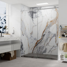 Load image into Gallery viewer, Ivanees 60&quot;W x 32&quot;D x 84&quot;H - Oro Polished Shower Wall System (5-Piece)