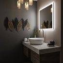 Load image into Gallery viewer, 36 in. x 36 in. LED Lighted Bathroom Vanity Mirror, Anti - Fog, Touch Button, Adjustable Color Temperature &amp; Remembrance, Wall Mounted Makeup Mirror, CRI 90+, Window Style - LEDMyPlace
