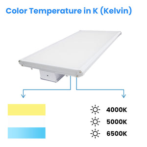 2FT Linear LED High Bay Light 60W/80W/105W Wattage Adjustable, 4000k/5000K/6500K CCT Changeable, Dip Switch, 0-10V Dim, 120-277V Input Voltage, ETL, DLC 5.1 Listed