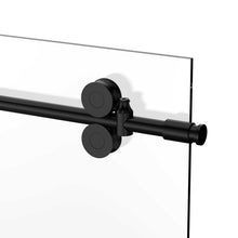 Load image into Gallery viewer, Ivanees Single Sliding Frameless Shower Door 8mm Clear Tempered Glass - Barn Door Style