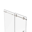 Load image into Gallery viewer, Ivanees Single Sliding Frameless Shower Door 8mm Clear Tempered Glass - Barn Door Style