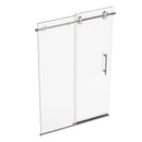 Load image into Gallery viewer, Ivanees Single Sliding Frameless Shower Door 8mm Clear Tempered Glass - Barn Door Style