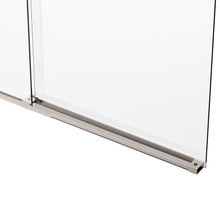 Load image into Gallery viewer, Ivanees Single Sliding Frameless Shower Door 8mm Clear Tempered Glass - Barn Door Style
