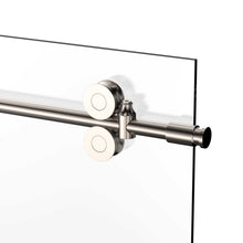 Load image into Gallery viewer, Ivanees Single Sliding Frameless Shower Door 8mm Clear Tempered Glass - Barn Door Style