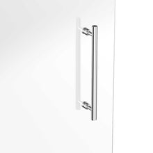 Load image into Gallery viewer, Ivanees Single Sliding Frameless Shower Door 8mm Clear Tempered Glass - Barn Door Style
