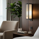 Load image into Gallery viewer, 4″W x 12.5″H Black Wall Sconce with Integrated 15W LED – 5000K Hardwired Light - LEDMyPlace