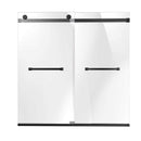Load image into Gallery viewer, Ivanees Adjustable Semi-Frameless Dual Sliding Glass Bathtub Door with Clear Tempered Glass