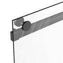 Load image into Gallery viewer, Ivanees Adjustable Semi-Frameless Dual Sliding Glass Bathtub Door with Clear Tempered Glass