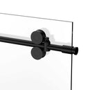 Load image into Gallery viewer, Ivanees Single Sliding Frameless Shower Door 8mm Clear Tempered Glass - Barn Door Style