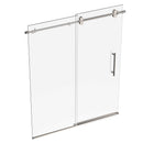 Load image into Gallery viewer, Ivanees Single Sliding Frameless Shower Door 8mm Clear Tempered Glass - Barn Door Style