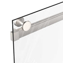 Load image into Gallery viewer, Ivanees Adjustable Semi-Frameless Dual Sliding Glass Bathtub Door with Clear Tempered Glass