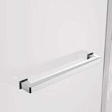 Load image into Gallery viewer, Ivanees Adjustable Semi-Frameless Dual Sliding Glass Bathtub Door with Clear Tempered Glass