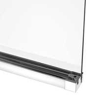 Load image into Gallery viewer, Ivanees Adjustable Semi-Frameless Dual Sliding Glass Bathtub Door with Clear Tempered Glass