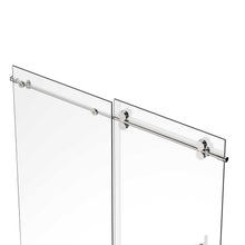 Load image into Gallery viewer, Ivanees Single Sliding Frameless Shower Door 8mm Clear Tempered Glass - Barn Door Style
