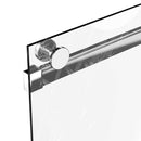 Load image into Gallery viewer, Ivanees Adjustable Semi-Frameless Dual Sliding Glass Bathtub Door with Clear Tempered Glass