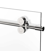 Load image into Gallery viewer, Ivanees Single Sliding Frameless Shower Door 8mm Clear Tempered Glass - Barn Door Style