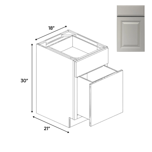 RTA - Avalon Ashen - File Drawer Base Cabinets - 18
