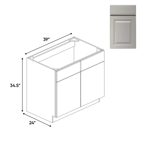 RTA - Avalon Ashen - Sink Base Cabinets - 39
