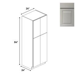RTA - Avalon Ashen - Double Door Pantry Cabinets - 24