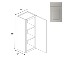 Load image into Gallery viewer, RTA - Avalon Ashen - 36&quot;Height Single Door Wall Cabinets - 9&quot;W x 36&quot;H x 12&quot;D