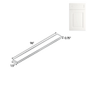 Load image into Gallery viewer, RTA - Atlas Blanco - Tall Fillers - 1.5&quot;W x 96&quot;H x 0.75&quot;D