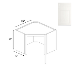 RTA - Atlas Blanco - Diagonal Corner Wall Cabinets - 24