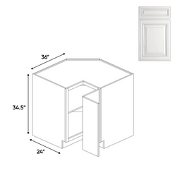 RTA - Square - Corner Cabinets Storage - 36