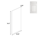 Load image into Gallery viewer, RTA - Arlington Oatmeal - Side Finished Skins - 24&quot;W x 34.5&quot;H x 0.25&quot;D