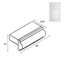 Load image into Gallery viewer, RTA - Arlington Oatmeal - Light Rail Molding - 96&quot;W x 1.5&quot;H x 1.5&quot;D - AO-LVB