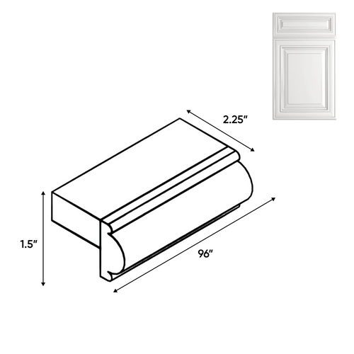 RTA - Arlington Oatmeal - Light Rail Molding - 96