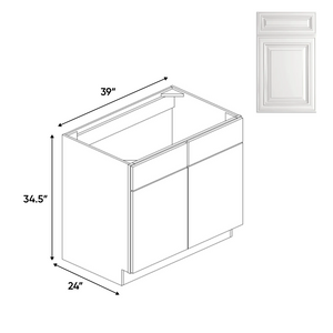 RTA Kitchen - Sink Base Cabinets - 39"W x 34.5"H x 24"D - AO