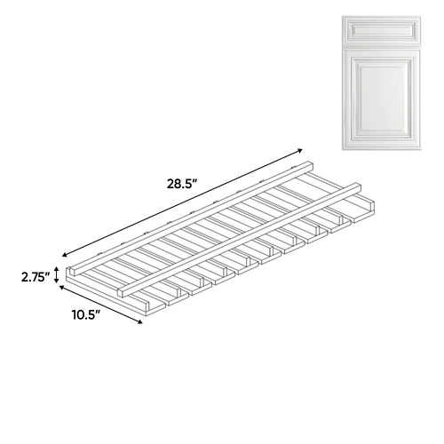 RTA - Arlington Oatmeal - Stem Glass Holder - 30