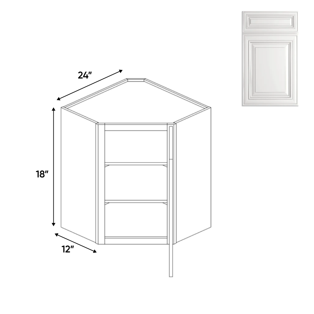RTA - Diagonal Corner Wall Cabinets - 18